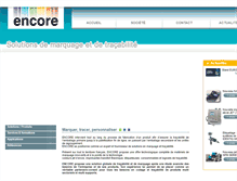 Tablet Screenshot of encore-marquage.fr